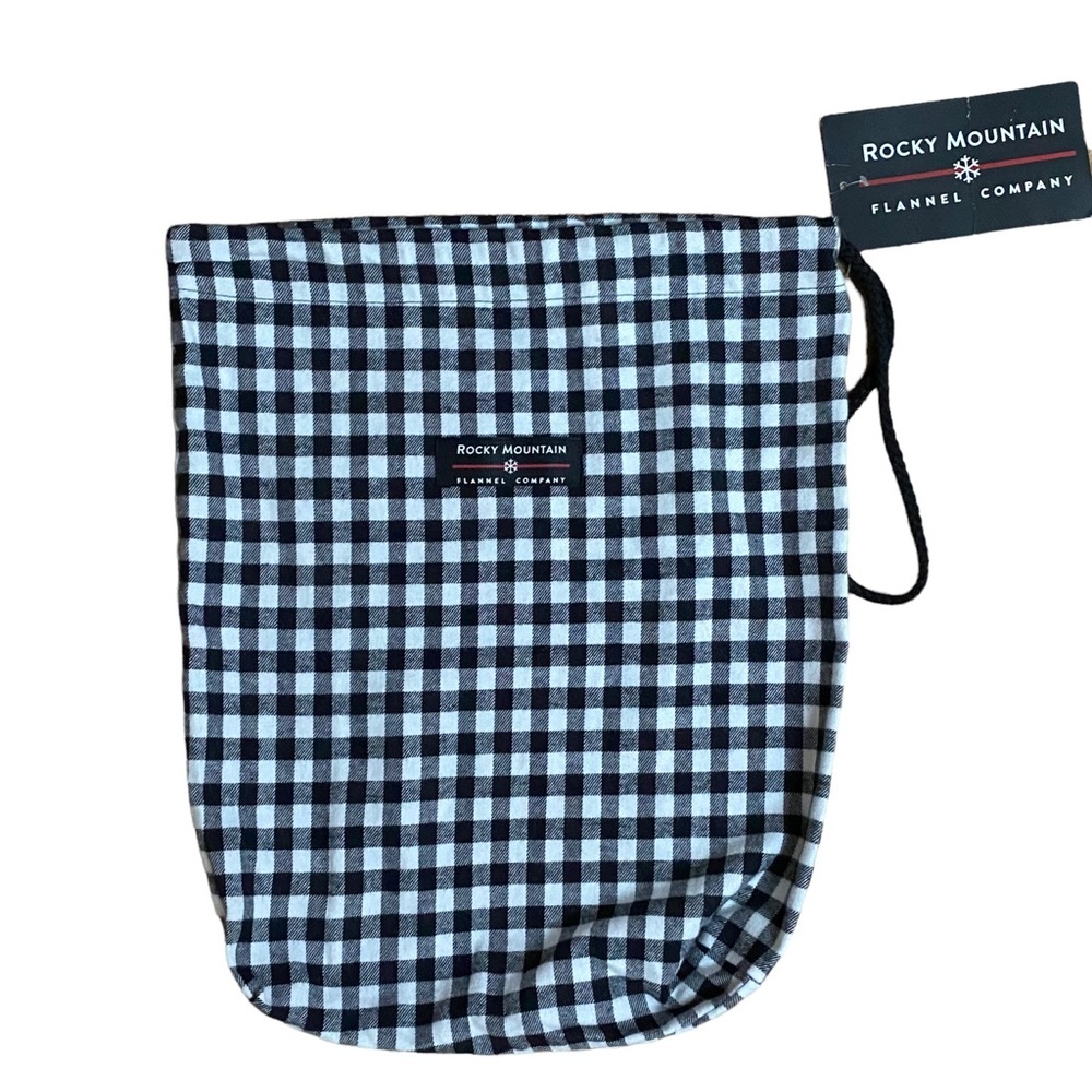 Rocky Mountain Checkered Tote Bag